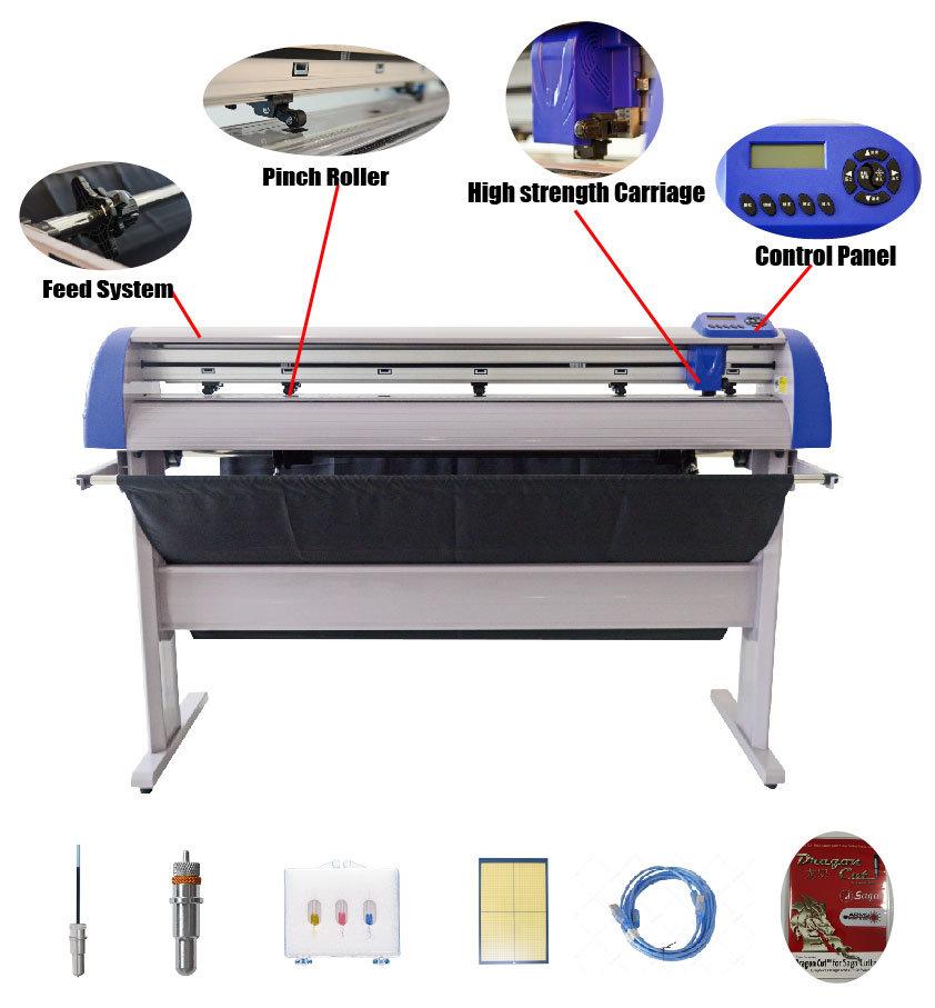Hot Chinese Factory Contour Automatic Auto-Positioning Half-Cut for PVC/Pet/PP Vinyl Die Cutter
