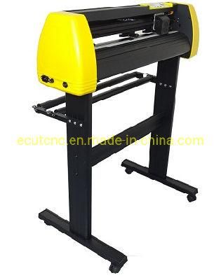 E-Cut 720mm Economic Step Motor Yellow and Black Alluminum Stand Vinyl Cutter