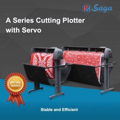 Saga 72cm/28&quot; Contour Vinyl Cutter Cutting Plotter Roll Die Cutter with Arms of High Speed and Precise