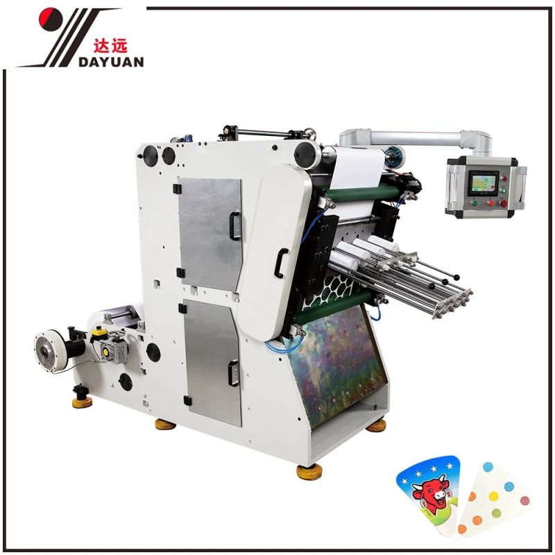 High Speed Yogurt Cover Punching Machine with Embossing Unit