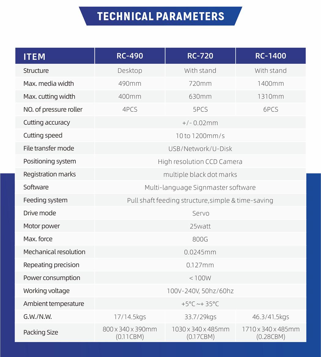 RC-490 Cutting Plotter Machine 490mm Cutter Plotter for Cutting Heat Transfer Vinyl Pet Film