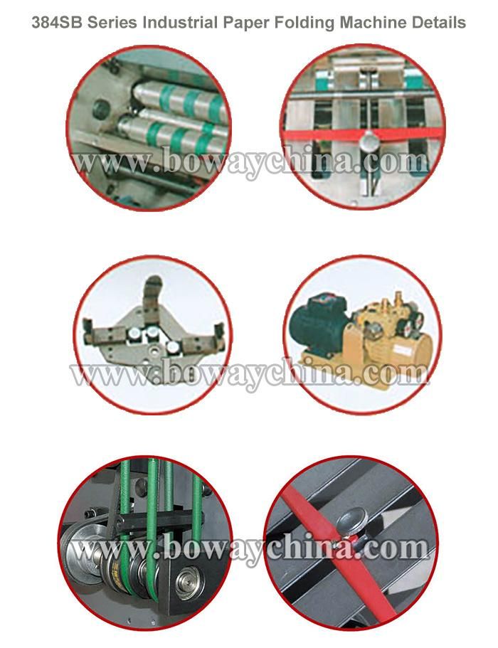 Boway 22000sheets/H High Speed Automatic Industrial A4 Paper Folding Machine with Cross Folder 384sb