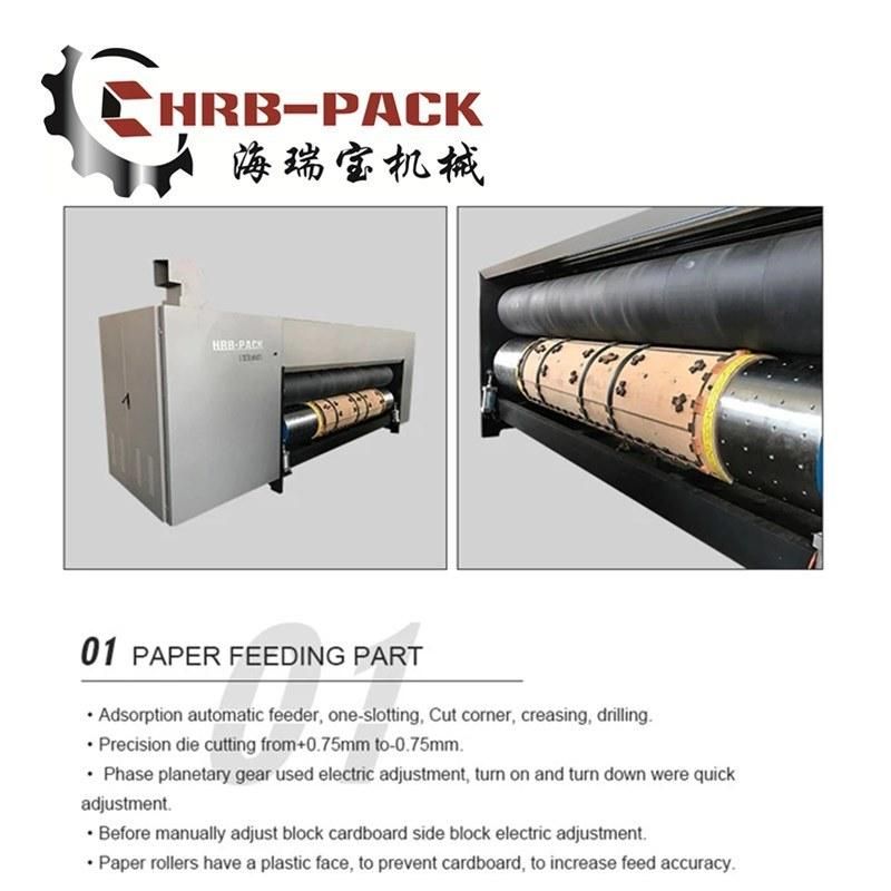 Hrb1424 Lead Edge Feeder Corrugated Carton Rotary Die Cutting Machine/Die Cutting Machine for Corrugated Paper and Carton Box