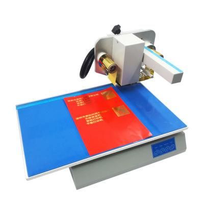 Digital Foil Machine of Gold Stamping on Paper Bag for Advertising
