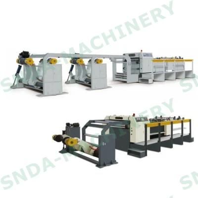 Rotary Blade Two Roll Jumbo Paper Roll to Sheet Cutting Machine China Factory