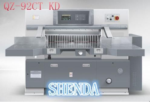 Hydraulic Automatic Paper Cutting Machine (QZ-92CT KD)