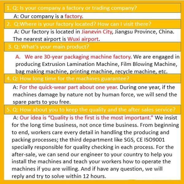 Food Packing Machine Coating Laminating Machine Hdlf65*2-1000