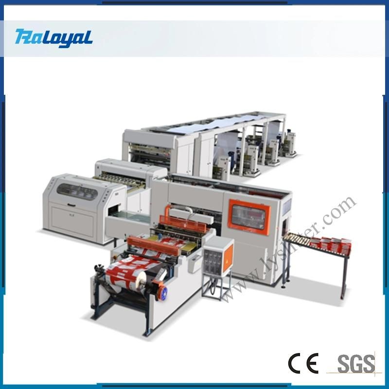 Automatic High Speed One Line A4 A3 Paper Roll to Sheet Cross Cutting Machine with Packaging System