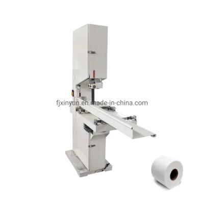 Semi Automatic Toilet Roll Paper Band Saw Cutting Machine