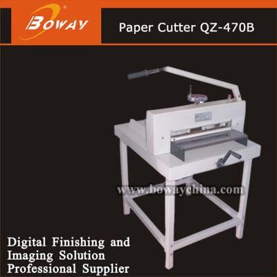 Boway Manual Paper Cutter Slitting Trimming Cutting Guillotine Machine Qz-470b
