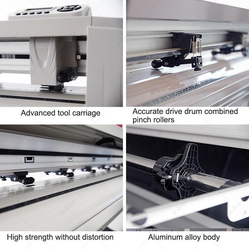 Saga C Series Contour Cutting Cut Plotter Servo Arms, with Stand, Basket.