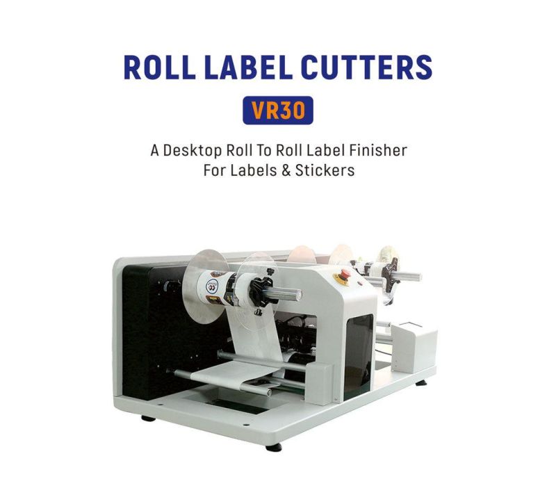 Vicut Vr30 Label Die Cutter/Roll Label Cutter Compatible with Any Roll to Roll Label Printer
