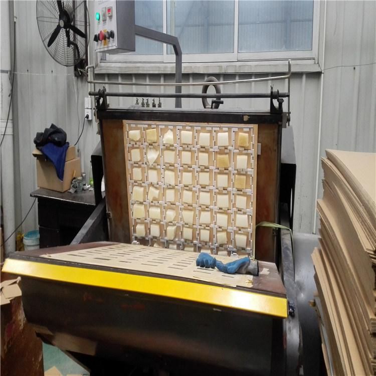 Die Cutting & Creasing Cutter Flat Bed Platen Paperboard Machine
