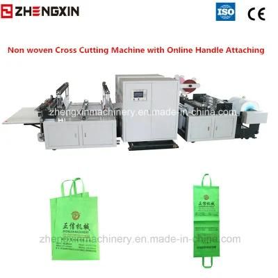 Zxq-C1200 Non Woven Cross Cutting Machine with Handle Attaching Price
