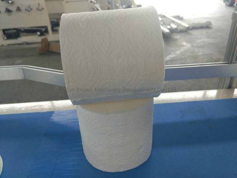 High Speed Automatic Bathroom Toilet Tissue Paper Roll Cutting Machine