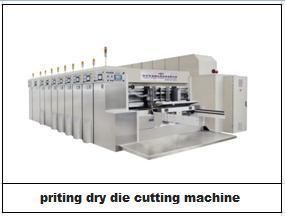 Shengrui Carton Packaging Machinery Slotting Machine Multi-Color Printing Die-Cutting Machine