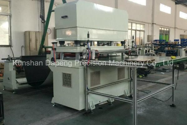 Hydraulic Cutting Press Machine with Conveyor Belt for Motor Interior Decoration Materials