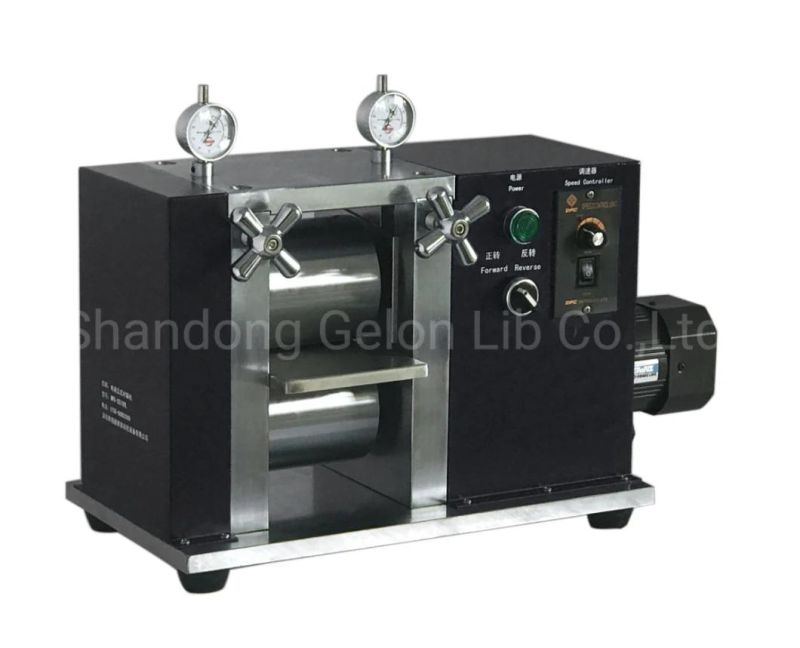 Battery Hot Rolling Pressing Machine 100mm Width Calendaring Machine Battery Lab Pressing Machine for Lithium Ion Battery Making Equipment (GN-MR100H)