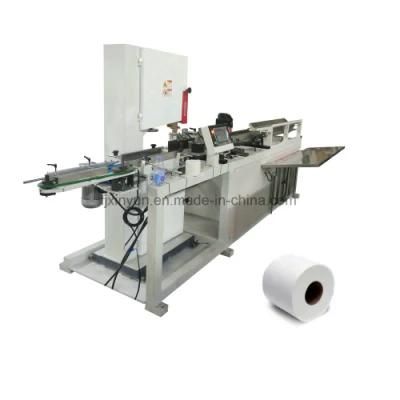 Automatic Kitchen Towel Toilet Tissue Paper Log Saw Cutting Machine