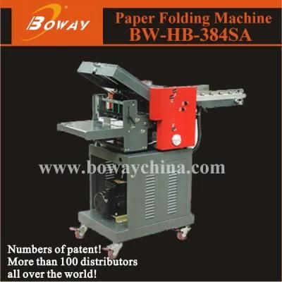 Boway 22000sheets/Hour Industrial A4 Paper Folding Machine with Stand Collector 384SA