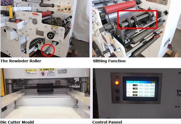 Kiss Cut Adhesive Label Die Cutting Slitting Machine Converter