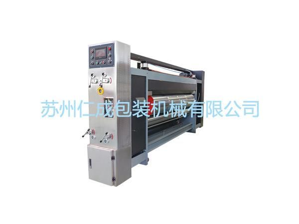 Corrugated Cardboard 4colors Printer Slotter Die Cutter Stacker Machine