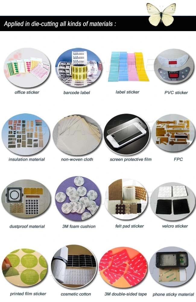 PVC, PE, Pet Film Die Cutting Machinery