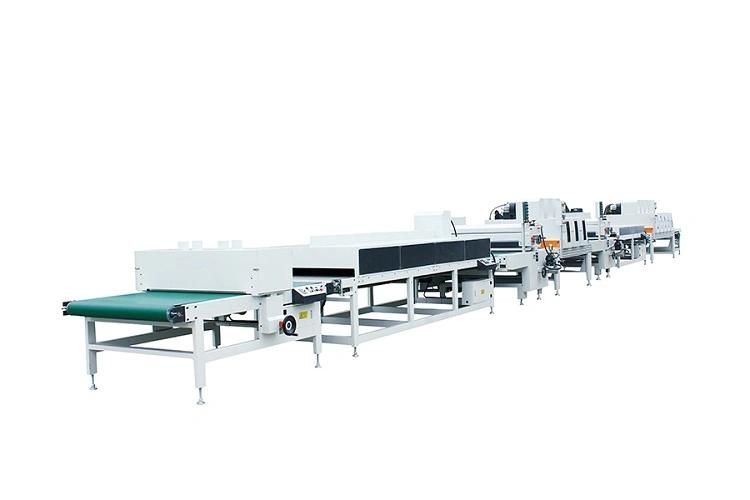 Board Plastic Plank Floor Full UV Curing Drying Printing Gluing Paint Coating Machine