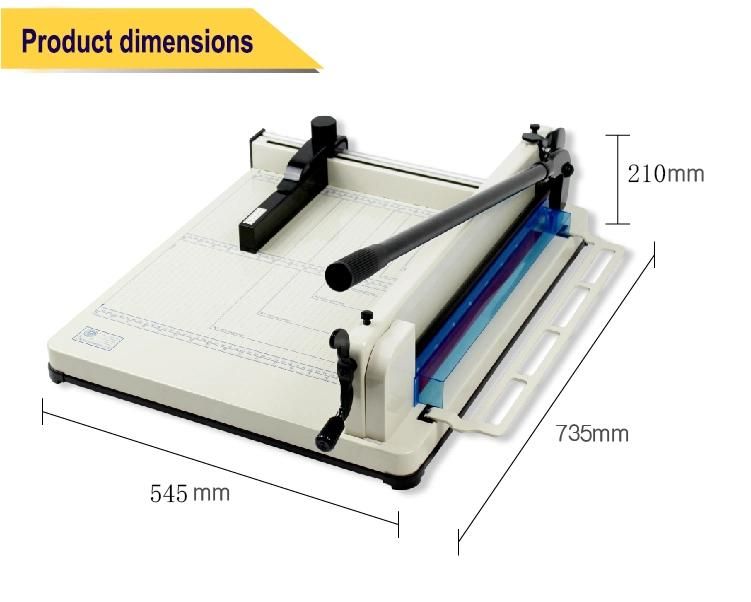 Yg 858 A3 Guillotine Manual Paper Cutter Trimmer Machine