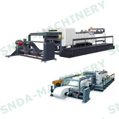 Rotary Blade Two Roll Duplex Paper Sheeting Machine China Manufacturer