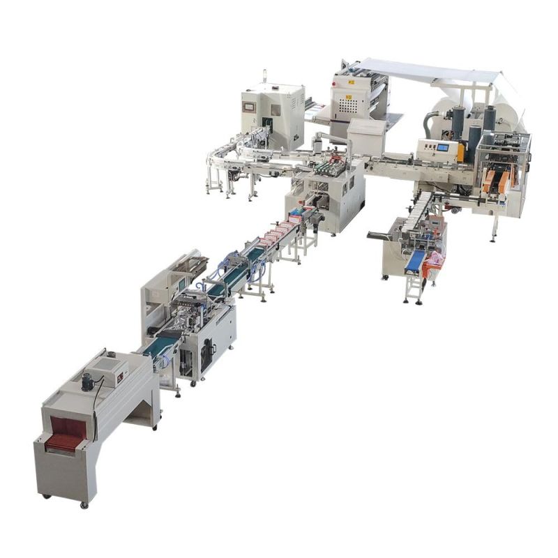 High Speed Automatic Facial Tissue Cutting Machine Log Saw