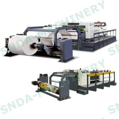 Rotary Blade Two Roll Duplex Paper Sheeting Machine China Factory