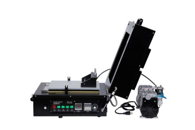 Battery Thin Film Coater with Cover Heater Vacuum Pump Micrometer Film Applicator Powder Coating Lab Size