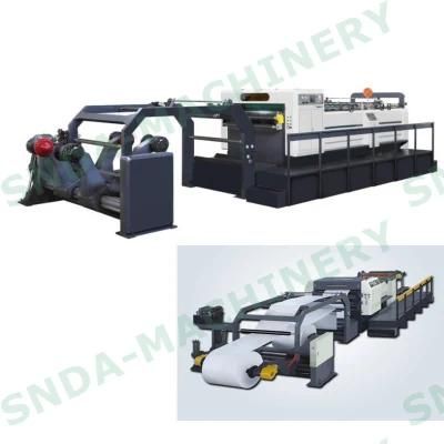 Rotary Blade Two Roll Paper Roll to Sheet Cutting Machine China Manufacturer