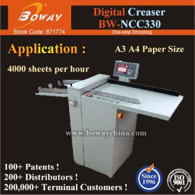 Digital A3 A4 Size 4 Type Paper Creasing Perforating Machine