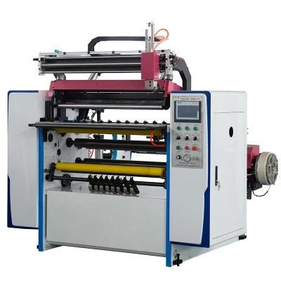 Thermal Paper Slitting Rewinding Machine with Automatic Cutter and Gluer