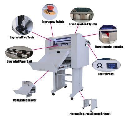 Automatic Digital Feeding Sheet Cutter Adsorbed Cutting Plotter with Creasing and Cutting Tool