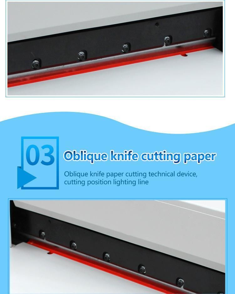 G450V+ Electric Guillotine Paper Cutting Machine A3 Paper Die Cutter Photo Book Cutter