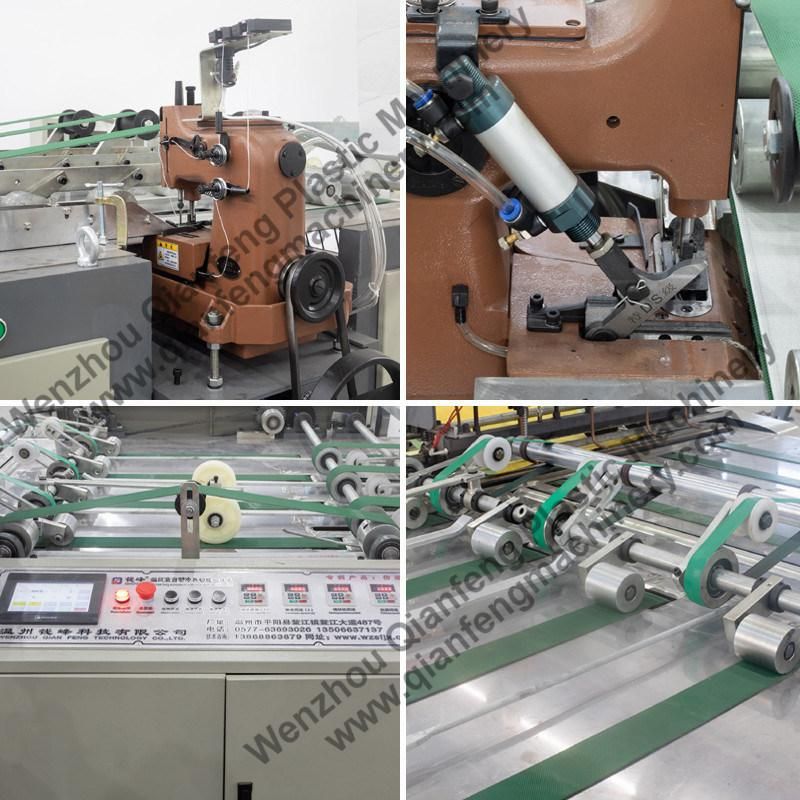 Improved PP Woven Bag Cutting and Stitching Machine (new unwinding system)