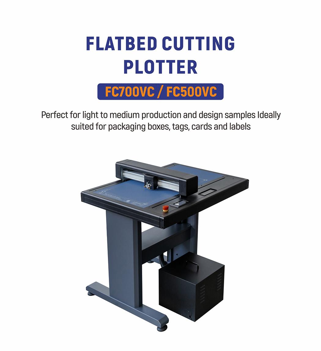 Flatbed Cutting Plotter with CCD Camera