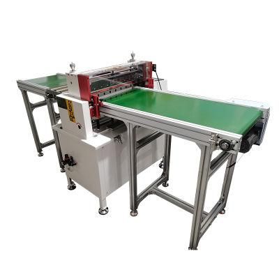 Double-Blade Cutter Electric CE ISO Paper Roll Rubber Cutting Machine
