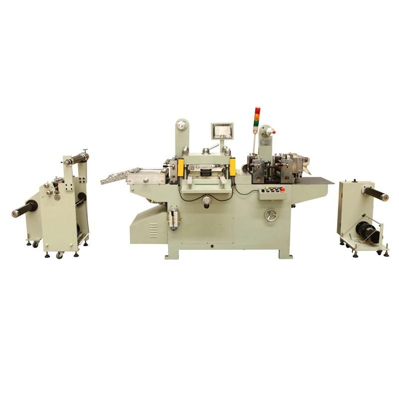 Customized Platen Die Cutting Machine with Unwinder Sheeter Rewinder