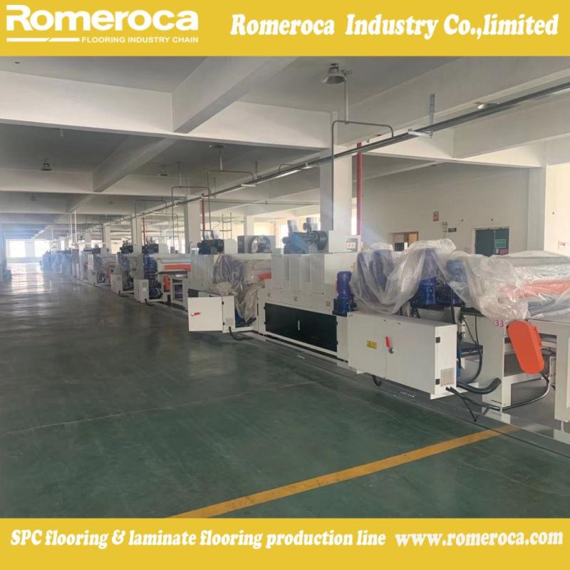 Automatic UV Curing Drying Printing Coating Machine for Plastic PVC Board Flooring Plank