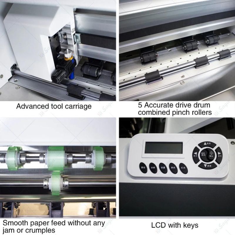 Hot Automatic Sheet to Sheet CCD Graphic Rotary Blank Cutting Finisher Camera Vinyl Die Cutter (SG-SC A3+ PRO)