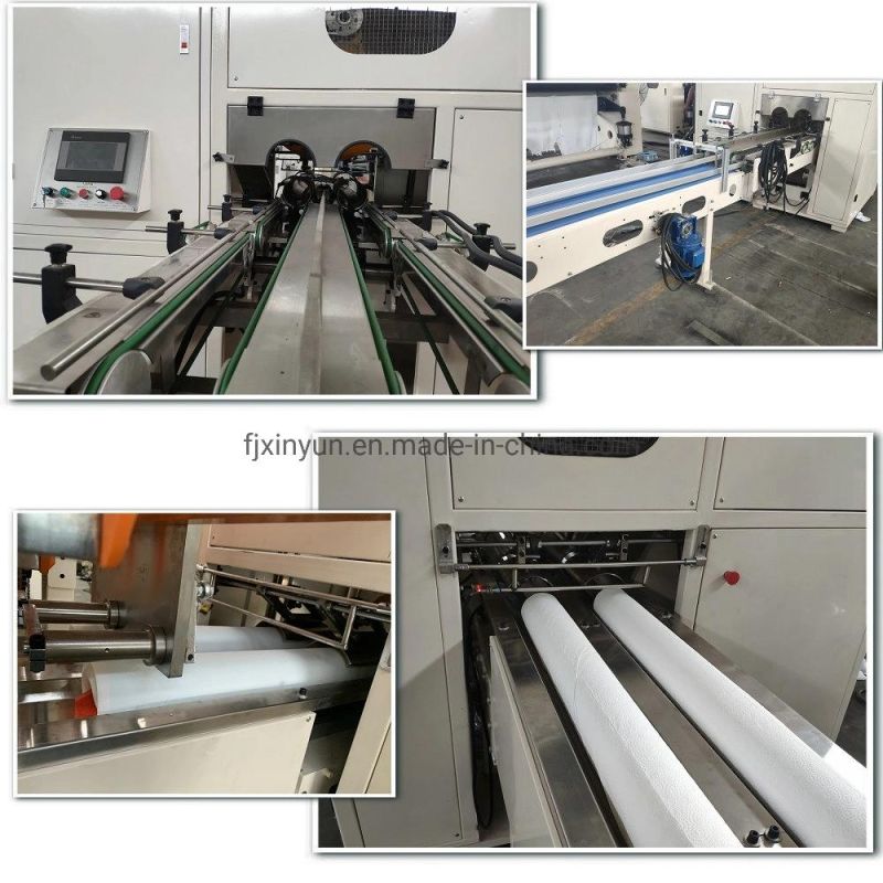 Automatic Toilet Tissue Paper Log Saw Cutting Machine
