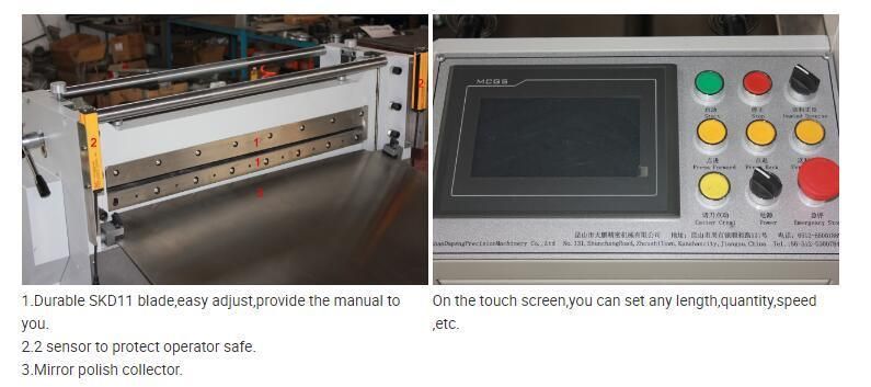 PVC Film Reel to Sheet Cutter (sheeting machine DP-360)