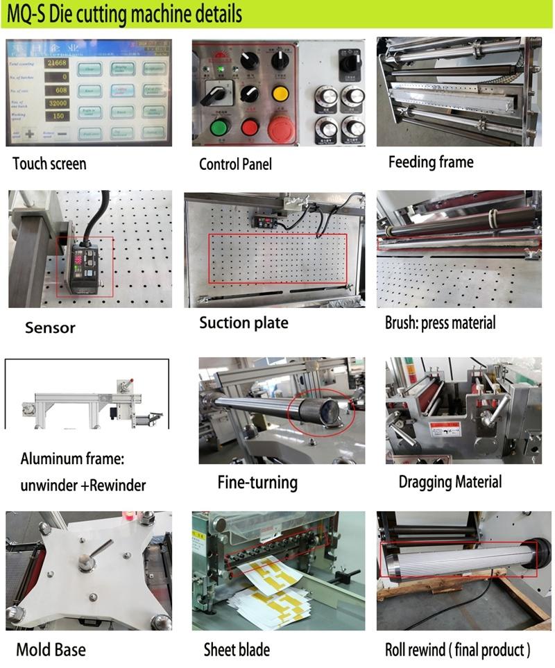 Automatic Touch Screen Adhesive Label Film 420 Die Cutting Machine