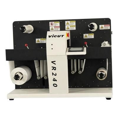 Roll to Roll Vinyl Digital Label Die Cutter with Slitter and Lamination