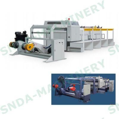 Rotary Blade Two Roll Paper Reel Cutting Machine China Manufacturer