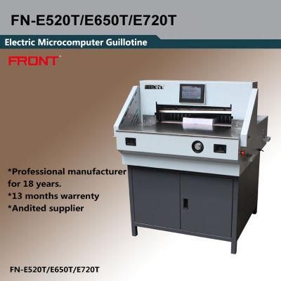 E520t Paper Cutting Machine Guillotine